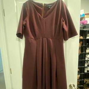 Lane Bryant Burgundy Dress Size 14/16